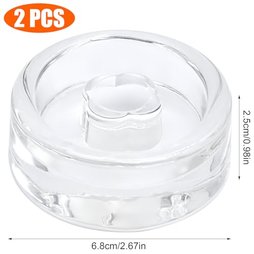 Miniatura 2 de 2 Pesos De Fermentación De Vidrio, Tarros De Fermentación De Boca Ancha De 7 Cm Para Eliminar El Exceso De Salmuera Para Fermentar Encurtidos Chucrut