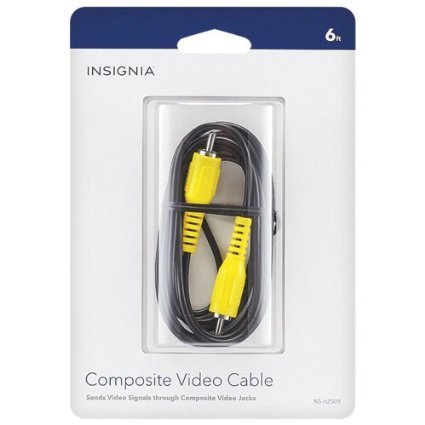 Insignia 1.8 m (6 ft.) Composite Video Cable (ns-hz509-c)