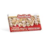 Hazer Baba Turkish Delight Candy, Mixed Nuts & Coconut-Dusted, Gourmet Snack Box, Traditional, Vegan Snack, Turkish Lokum, Sweets, Loukumi, Delicias Turcas, Halal, Kosher, 16oz (454g)