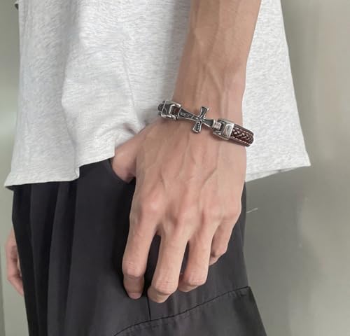 Pulsera con Cruz de Jesús para Hombre miniatura 2