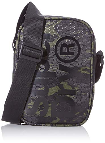 Preisvergleich Produktbild Superdry Herren Side Bag Geldbörse, Grün (Green Camo), 16x22x6 cm