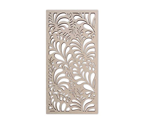 Image of Wooden Flower Pattern Lattice - Home Decor Mandala Wall Art, Wall Panels, Overlays, Trellis, Privacy Screens & Yard Decor