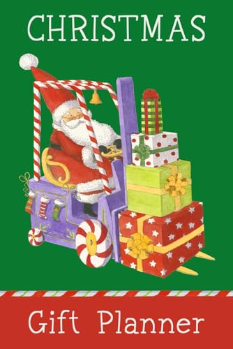 Christmas Gift Planner: Gift Tracker for Brainstorming Ideas, Shopping, Wrapping, and Delivery for Everyone on your Christmas Gift List