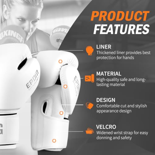 Image of Boxing Gloves for Men Women Adults | Multi Layered Padding,Breathable Palm,for Training,Sparring,Muay Thai,Fighting,Kickboxing, Mixed Martial Arts,MMA,Heavy Bag