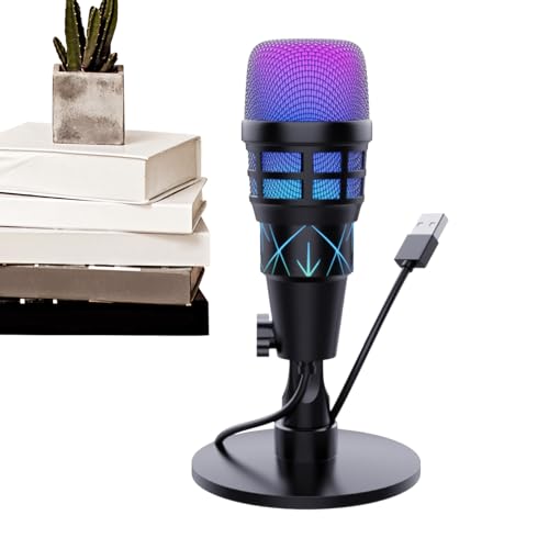 Microphone USB de jeu avec expérience audio enrichie pour podcast PC