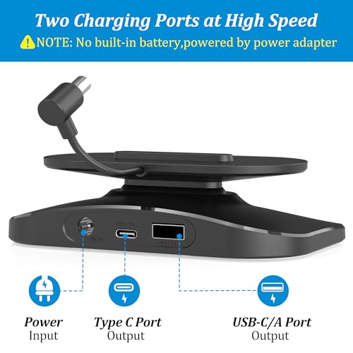 Station de Charge avec Ports USB Support Orientable Écouteurs - 4