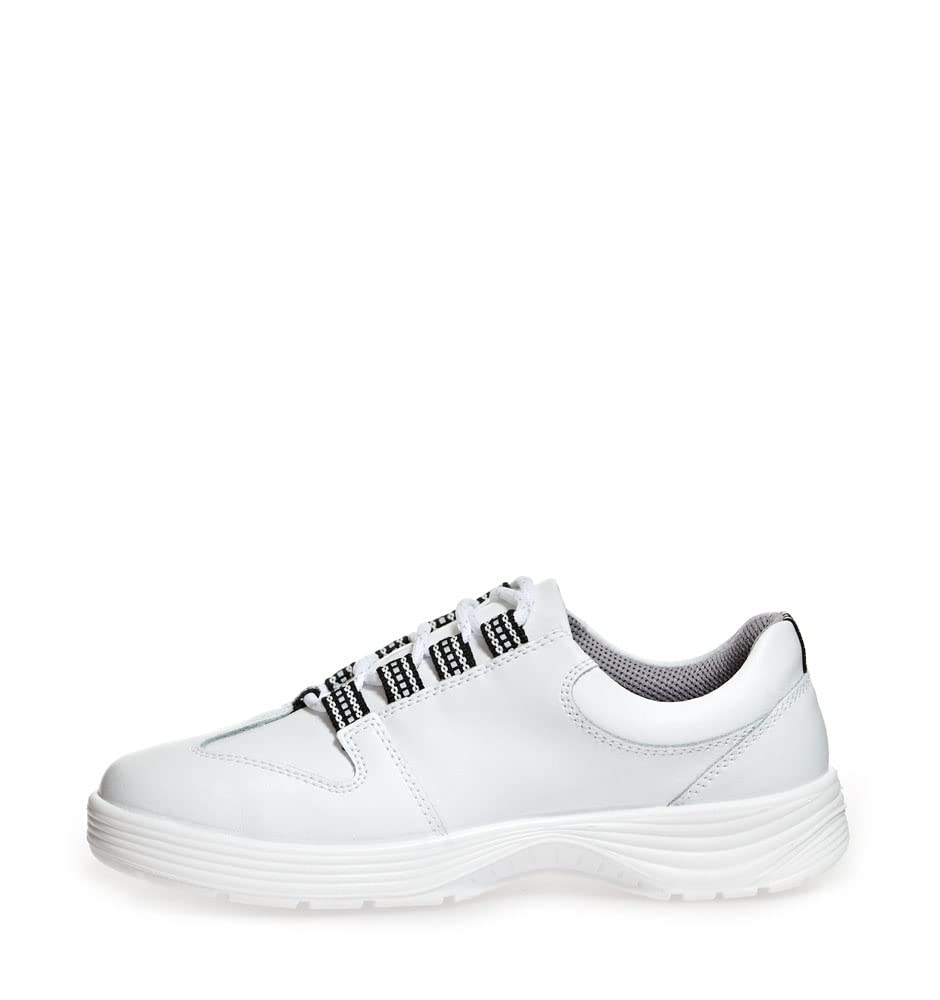 Abeba Schnürrhalbschuh 711133 - x-Light, Glattleder, Weiss, zertifiziert, Größe 38