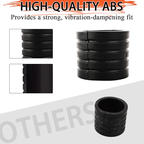 Image of FOVPLUE Universal Motorcycle Highway Peg Mount Spacers /Rubber Bushings, Convert 1.25'' Footpeg Mount to 1'' Engine Guard /Crash Bar,for Harley Sportster Dyna /Honda /Yamaha /Kawasaki /Suzuki /Triumph /BMW
