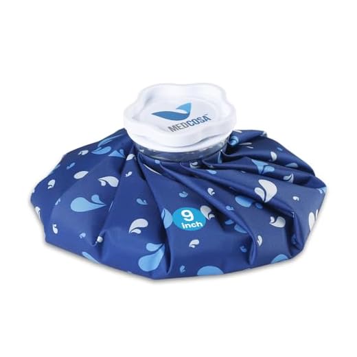 Medcosa | Bolsa para hielo | Bolsa impermeable para hielo de tela suave que no gotea y se puede reutilizar | Ideal para lesiones deportivas, el método R.I.C.E., arañazos y dolores de cabeza