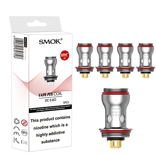 Smok-Vape-Pen-V2-Coils-DC-06ohm-Replacement-Coils-Pack-of-5-No-Nicotine