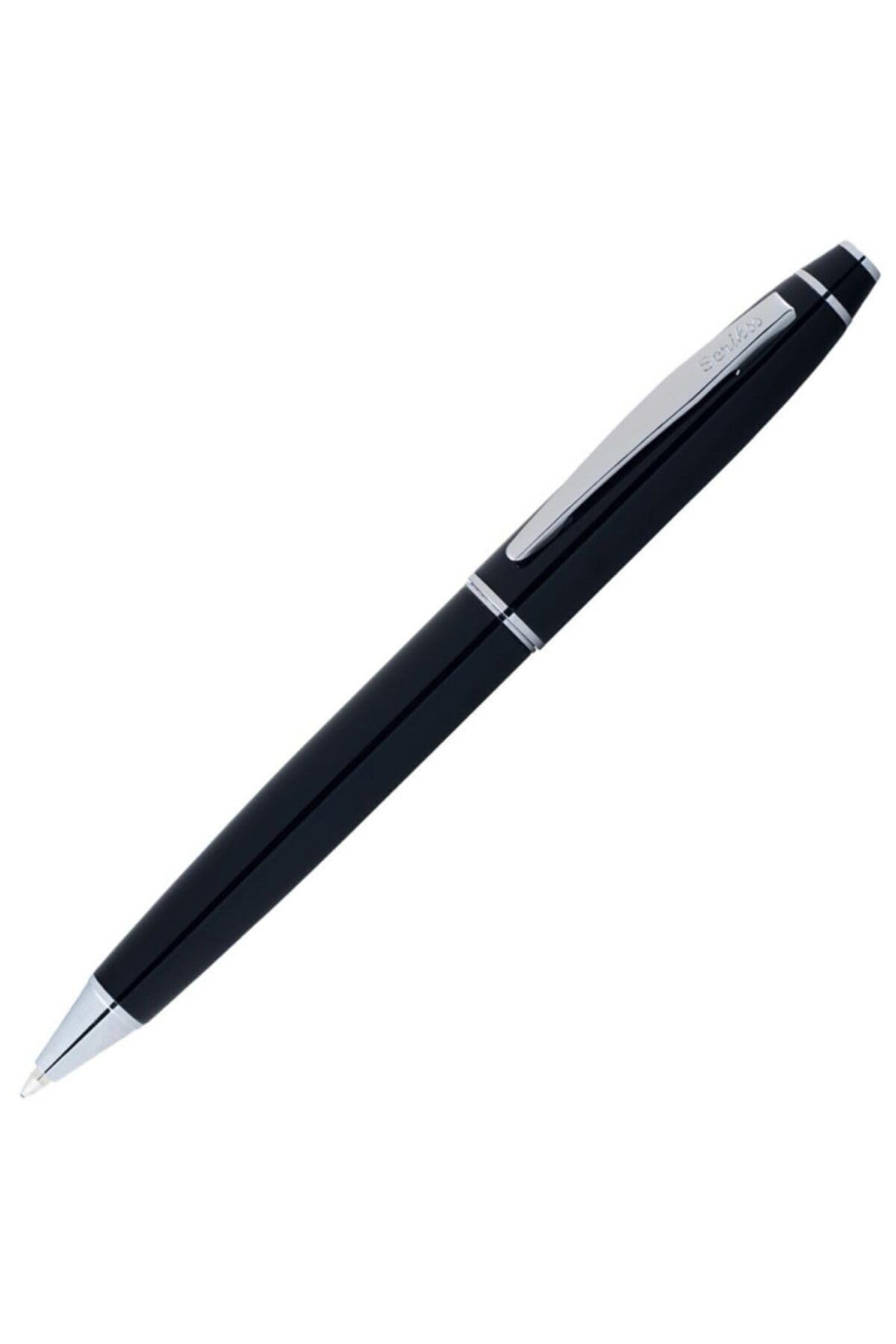 Scrikss Elegance - elegancki zestaw do pisania, długopis i ołówek automatyczny, Noble 35 czarny chrom