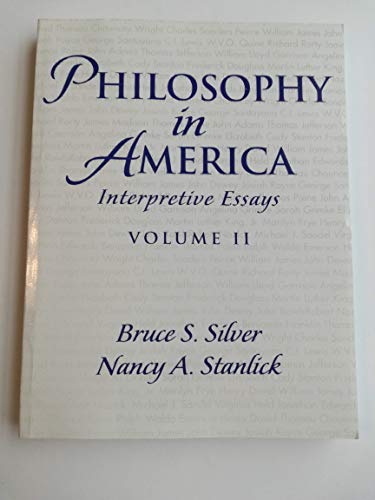 Philosophy in America, Volume 2