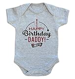 G-Amber Happy Birthday Daddy I Love You Baby Boys Girls Romper Bodysuit Infant Funny Jumpsuit Outfit(9-12M)