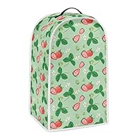 NETILGEN Housse Anti-poussière Pour Accessoires De Mixage Sur Socle De Cuisine, Pour Appareil De Cuisine à Tête Inclinable De 4,5 à 5 Litres Avec Poches De Rangement Anti-poussière Et Lavable, Fleur