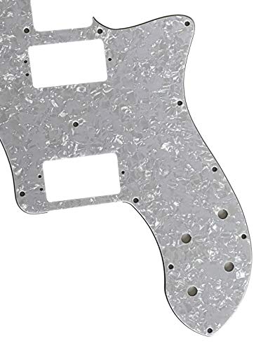 Pickguard personnalisé pour guitare Fender Professional Telecaster Deluxe Style Shawbucker (4 plis blanc nacré) - Les Beatles, Paul McCartney, John Lennon, RIngo Starr, George Harrison Pickguard personnalisé pour guitare Fender Professional Telecaster Deluxe Style Shawbucker (4 plis blanc nacré) – Image 3