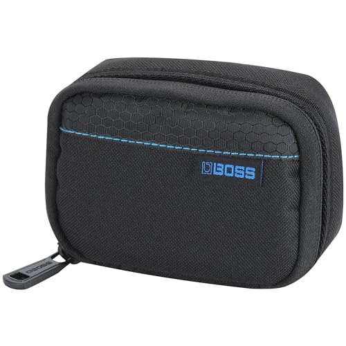 BOSS CB-KTNGO Carrying Pouch | Protective Pouch for KATANA:GO | Additional Storage for Charging Cable, Earbuds, & Other Small Accessories | Durable Exterior | Cushioned Interior | Heavy-Duty Zipper