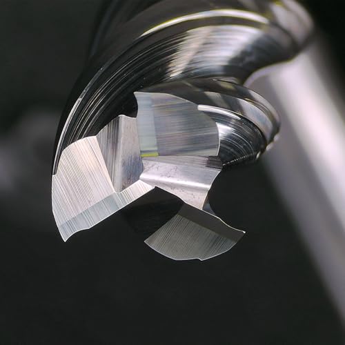 Image of Tools High Finishing Carbide End Mill for Aluminum or Copper Cutting, U-Type Design Square Milling Cutter, 3 Flute Mill Bits Sets 1 /2 Shank (1 /2-3 inch 1PCS)