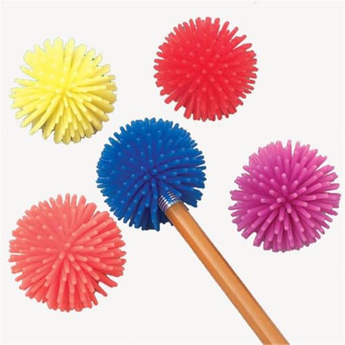 Doce tapones de lápiz en bola para fidget miniatura 1