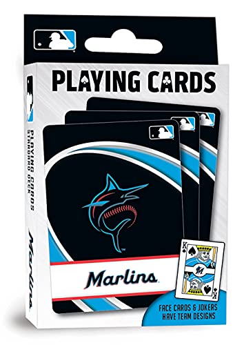 Baraja oficial Miami Marlins de 54 naipes miniatura 2
