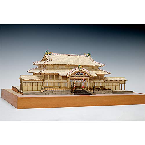 【未組立・美品】ウッディジョー 1/150 首里城 木製建築模型 輸送箱付 Amazon | ウッディジョー/木製建築模型 1/150首里城＋フィギュア・塗料