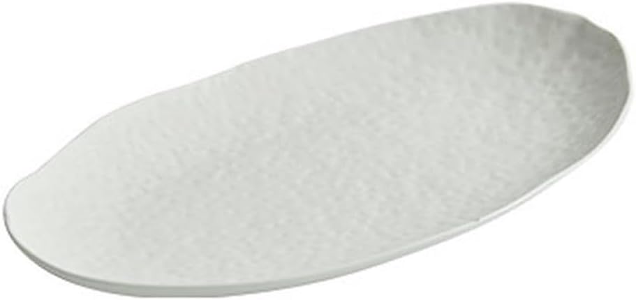 Ceramic oval large Big Dipper fish plate household exquisite personalized tableware -6 inches