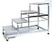 Produktbild Alu-Montagetritt 4-stufig, HxBxT: 77x61x119cm, Marke: Szagato (Arbeitspodest Stufentritt Tritt Trittleiter Aluminium)