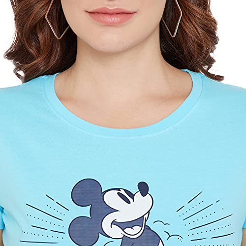 Image of Women's Graphic Print Regular Fit Round Neck Short Sleeves T-Shirt