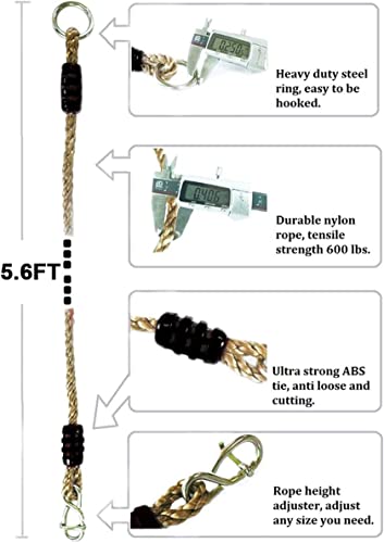 Artigifts AGSR1708FT6 Tree Swing Ropes Hammock Chair Straps Hanging Kit thumb #4