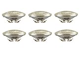 VSTAR LED PAR36 Bulb 6W 12V 650-750lm(35W Halogen Equivalent),3000K Warm White,Water Resistant,Non-dimmable,6 Pack