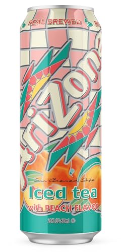 AriZona Beverages Iced Tea with Peach Flavor, 23 oz