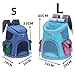 ITKXRVJZM Pet Bag Pet Bags Breathable and Cool Cat Travel Backpack with Two Side Pockets Dog Carrier Large Suitable for Hiking Traveling Camping Portable(Gray,S)