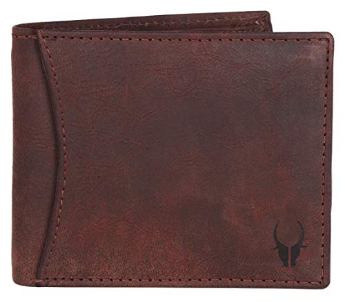 WildHorn Leather Men's Wallet (WH1173), CRACKLE, Classic3
