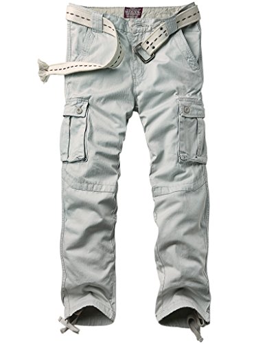 image for Match Men's Casual Wild Cargo Pants Outdoors Work Wear #6531(36,Light 