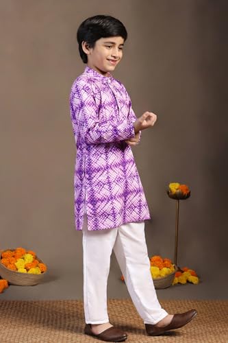 Image of Fashion Dream Boys Cotton Blend Geometric Kurta Pyjama Set|Boy Kurta Set|Kurta Pyjama Set|Ethnic Set|Kurta Pyjama|Ethnic Set|Kurta And Payjama Set|Kurta Set