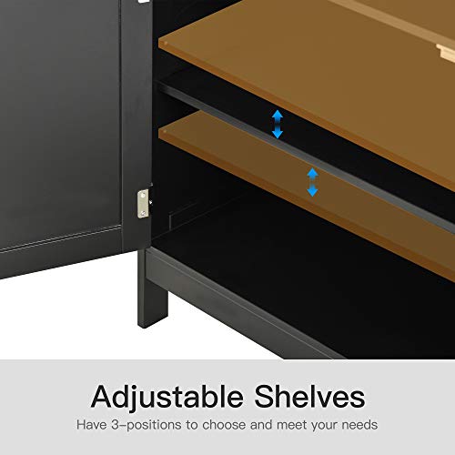 image for HOMCOM Kitchen Console Table/Buffet Sideboard/Wooden Storage Table wit