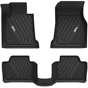 3W Floor Mats Fit for 2013-2018 BMW F30 3 Series 320i 328d 328i 330e 330i 335i 340i RWD & Sedan, TPE All Weather Custom Fit Floor Liner for 3 Series Full Set Car Mats (NOT for 335is & GT & X