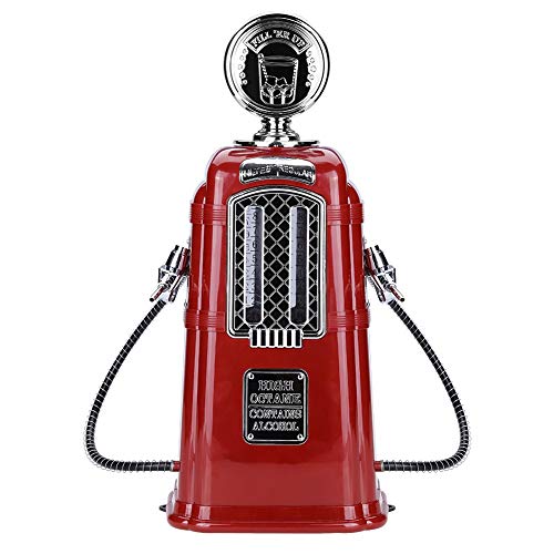 Foto von 1000cc Doppelpistolen Flüssigkeitspumpe Tankstelle Bier Dispenser Alkohol Flüssiges Alkoholfreies Getränk Getränkespender Maschine Bar Butler Werkzeuge(rot)