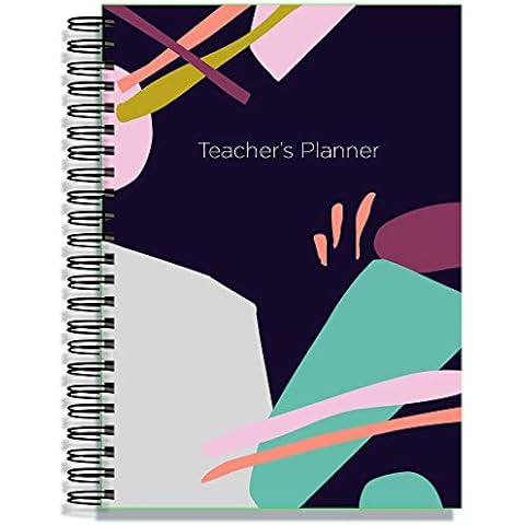 Primary Teacher Planner 2022-2023 by Pirongs - 5 Lesson Day - Abstract Cover