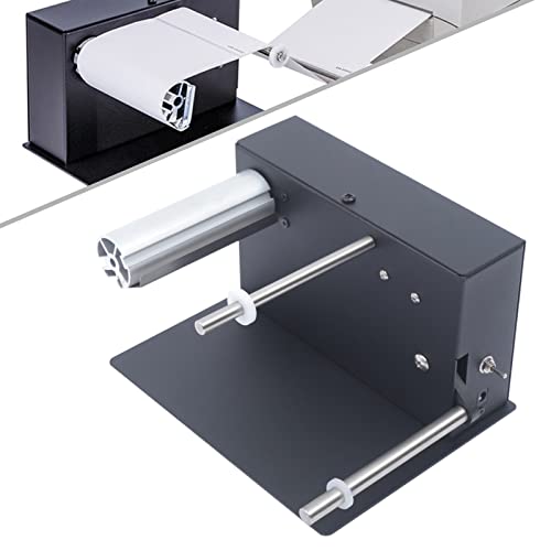 TBVECHI 110V Automatic Label Rewinder Machine, Automatic Label Tags Rewinder Rewinding Machine Workroom Two-Way Rewinding 180mm, Speed Adjustable