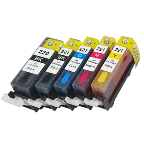 Cartouche rechargeable PGI220 CLI221 pour éviter les pannes d'encre sur Canon MP640 MX860 MP560