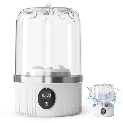 Portable Washing Machine,Mini Underwear Washer with LED...
