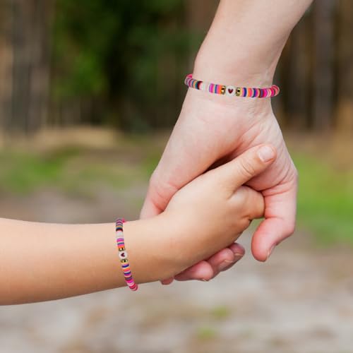Back to School Bracelet Mommy and Me First Day of School Bracelet Adjustable Woven Rope Back to School Bracelets First Day of School Gift2