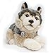 Kuscheltiere.biz Wolf Welpe Kim - Peluche tumbado (28 cm)