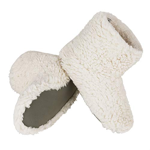 JIAHG Unisex Insulated Down Slippers Snow Ankle Boots Winter Thick Warm Plush Lining House Shoes Cozy Indoor Non-Slip3