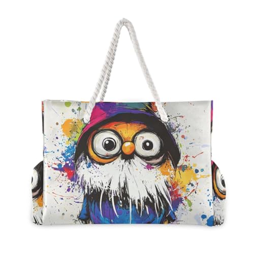 Sweet Gnome Sturdy Bag For Women Work with side pocketes Bags For Women with zippered pockets2