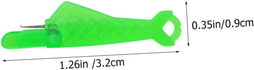 TEHAUX 300pcs Sewing Machine Threaders Needle Threading Tools for Hand and Machine Sewing Fish-Shaped Design Includes for Projects