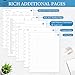 2026 Monthly Planner Refill, A4 Letter Size Planner Inserts for 11-Disc Discbound, 8.5
