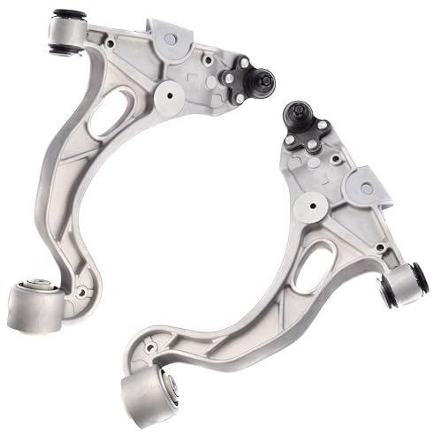 2pcs Control arm Kit for 1998-2005 Buick Lesabre Park Avenue Riviera & 1998-2005 Cadillac Deville Seville Front Lower Control Arms with Ball Joint and Bushing Assembly