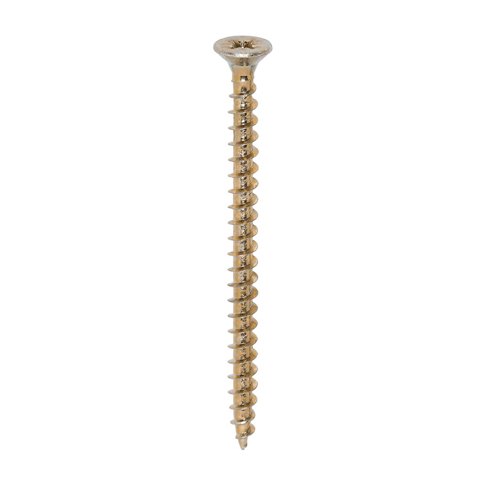 200 Pcs Box of Wood Screws 5mm x 75mm Double Countersunk Premium Easy Drive Woodscrews, Silver - Image 2