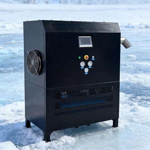 Industrial Dry Ice Pellet Machine Commercial CO2 Maker Automatic Dry Ice Granulator Equipment for Producing Solid Particles for Industrial Cleaning Mold Maintenance and Workshop